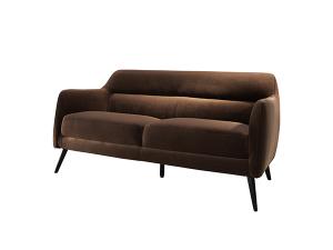 Valencia Loveseat, Brown (CESS-056) -- Trade Show Furniture Rental